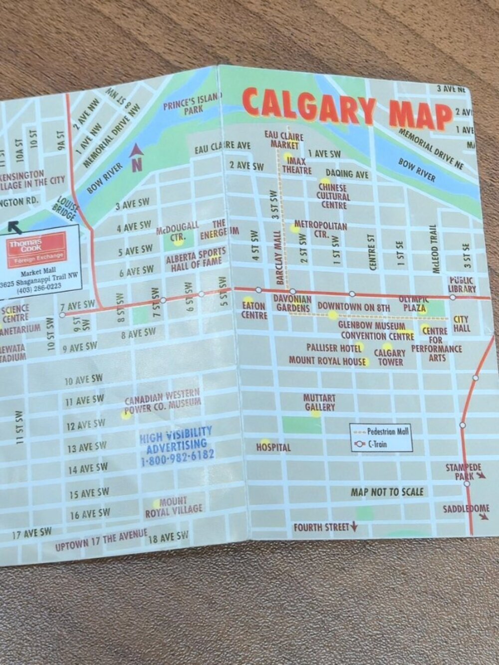Calgary Alberta Vintage Map Bundle University of Calgary UofC 1990s YYC Lot of 4 - Picture 4 of 16